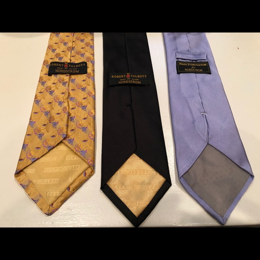 3 - 100% Silk Nordstrom Ties